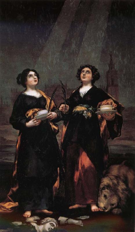 Francisco Goya Saints Justa and Rufina Sweden oil painting art